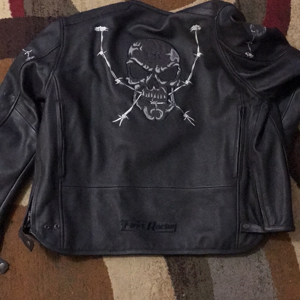 Leather riding jacket barely worn great condition